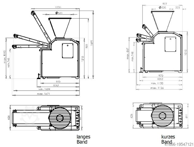Weigher for 50-700 g piece weight  bak-tec BT-S100