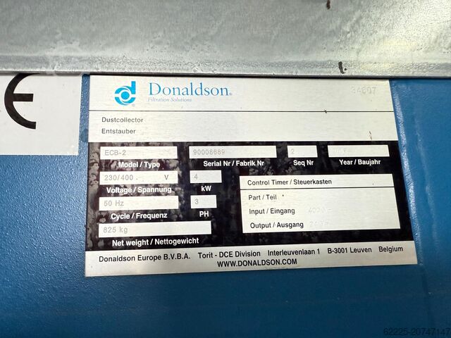 Absauganlage, Arbeitsstation Donaldson ECB-2 Donaldson Torit ECB-2