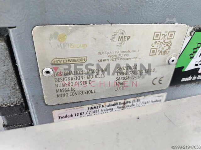 Metallkreissäge Vollautomat MEP TIGER 372 CNC LR 4.0