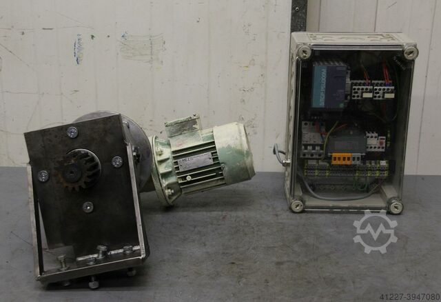 Separating clutch gear motor 0.37 kW 100 rpm MEZ 4AP71-4