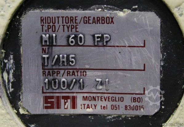 Separating clutch gear motor 0.37 kW 100 rpm MEZ 4AP71-4