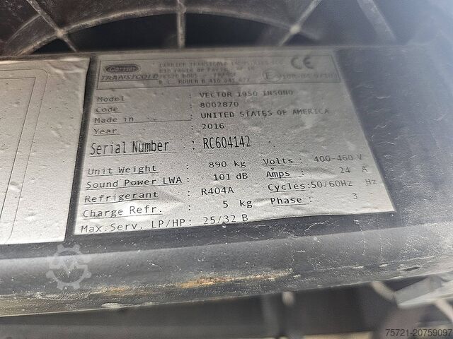 Kühl-/Tiefkühltransport SCHMITZ SKO 24 EURO MEATRAIL