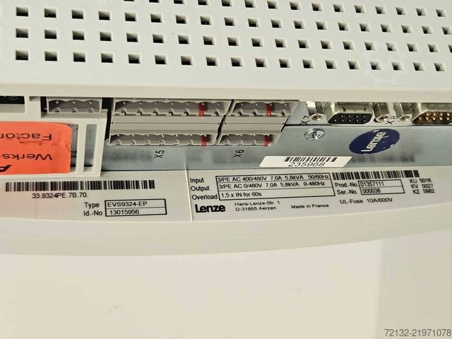 Frequency converter Lenze EVS 9324-EP Lenze EVS9324-EP