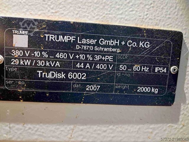 Disk Laser TRUMPF trudisk 6002