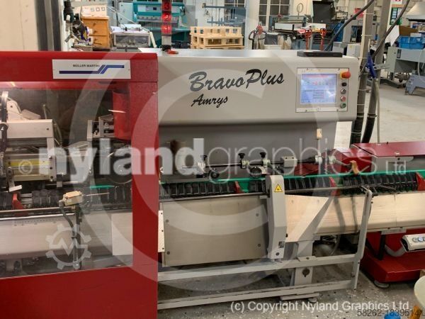 Muller Martini Saddle Stitchers Muller Martini Bravo Plus Amrys saddle stitcher- 2003