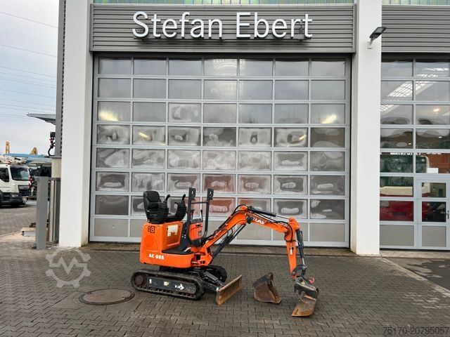 Minibagger ATLAS AC08B / 2022 / nur 1.011h / TL / GL
