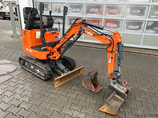 Minibagger ATLAS AC08B / 2022 / nur 1.011h / TL / GL