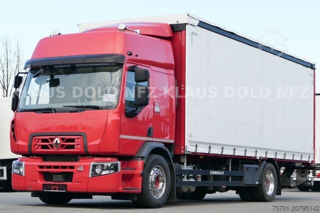 LKW mit Pritsche & Plane RENAULT DWide 18.320 Pritsche Plane Vollluft XL-Tank LBW