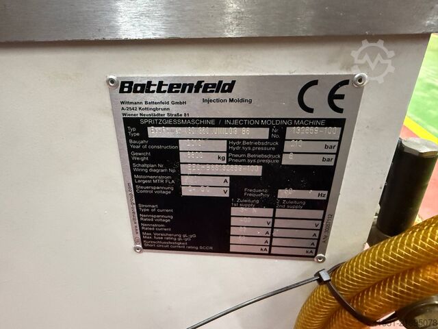 Injection moulding machines WITTMANN BATTENFELD EcoPower 180/350 UNILOG B6S