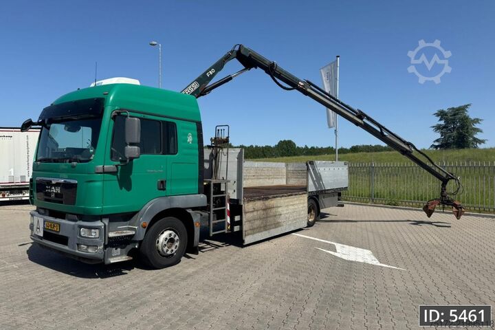 Crane truck MAN TGM 15.290 FE, Euro 6, / Fassi F80 / Standklima...