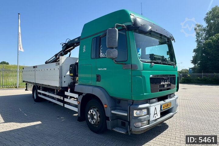 Crane truck MAN TGM 15.290 FE, Euro 6, / Fassi F80 / Standklima...