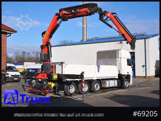 Truck mounted crane DAF XF 510 Kran PK 34.002, Seilwinde Funk
