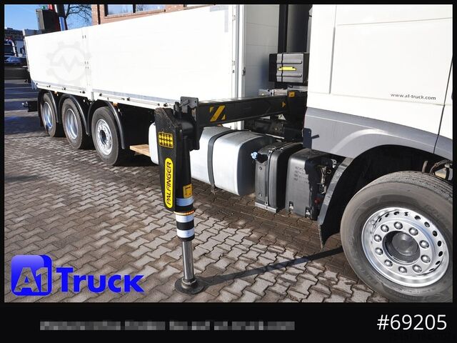 Truck mounted crane DAF XF 510 Kran PK 34.002, Seilwinde Funk