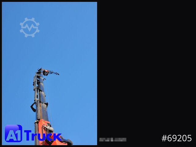 Truck mounted crane DAF XF 510 Kran PK 34.002, Seilwinde Funk