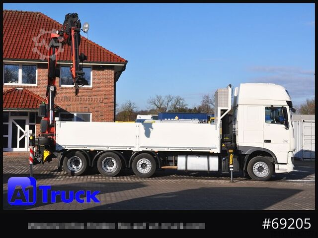 Truck mounted crane DAF XF 510 Kran PK 34.002, Seilwinde Funk
