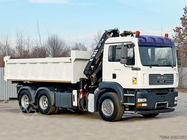 Autokran MAN TGA 26.350 * KIPPER 4,90m + TEREX ATLAS * 6x4 *