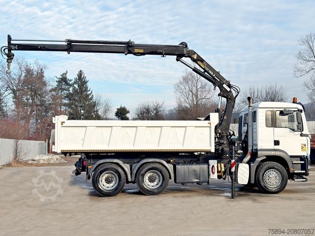 Autokran MAN TGA 26.350 * KIPPER 4,90m + TEREX ATLAS * 6x4 *