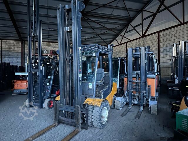 VS-22603 Jungheinrich 3.5 ton diesel triplex forklift JUNGHEINRICH DFG435-760DZ