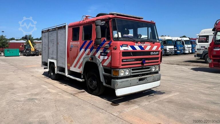 Löschfahrzeug DAF 1700 ATI (FIRETRUCK / 60.000 KM / MANUAL PUMP /...