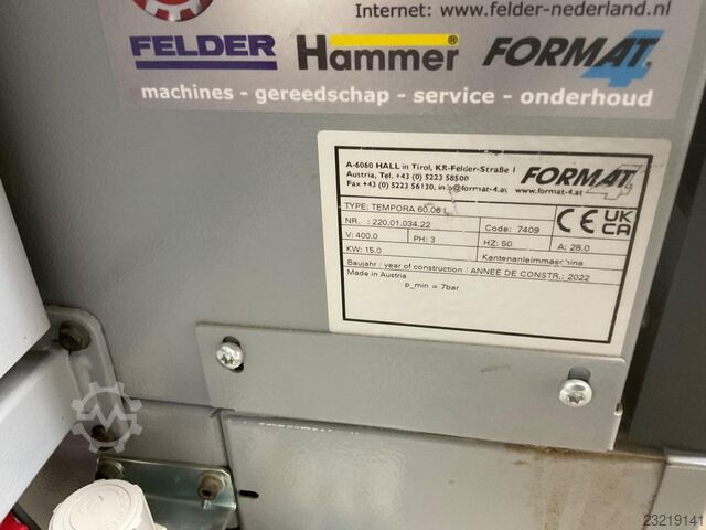 Sliding table saw Format4 tempora F600 60.06L
