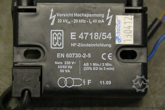 Hochfrequenz-Zündeinrichtung Dreizler E4718/54