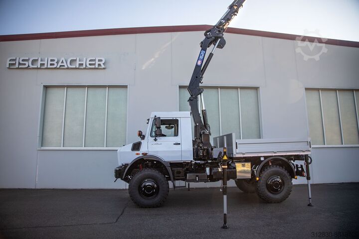 Autokran Unimog Kranimog Unimog 5023 mit HMF 1620 und Seilwinde