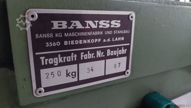 Wall-mounted slewing jib crane DEMAG-BANNS 250 kg x 6 m