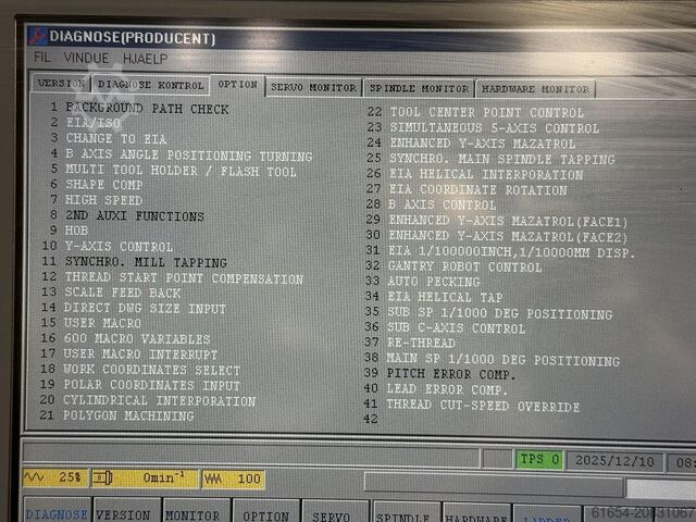 Gebrauchte CNC-Drehmaschine Fabrikat MAZAK, Modell SQT 250 M-1000 L MAZAK SQT 250 M-1000L