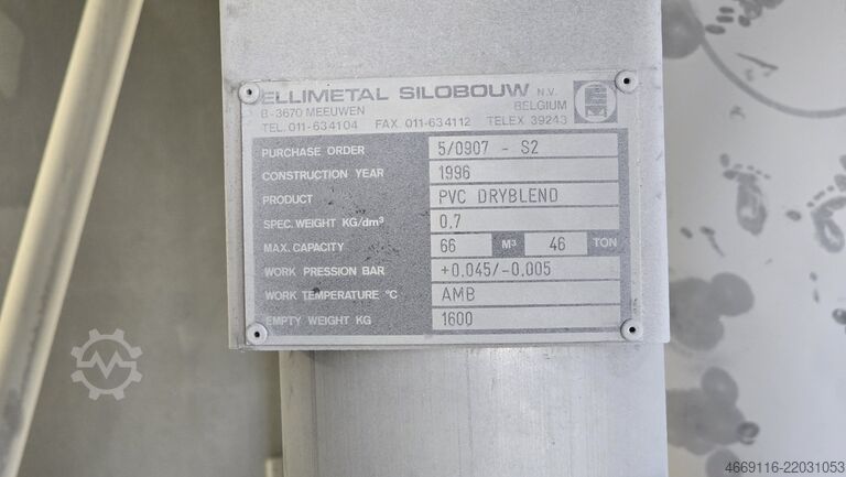 Aluminium silo(s) ELLIMETALL 1996-2014