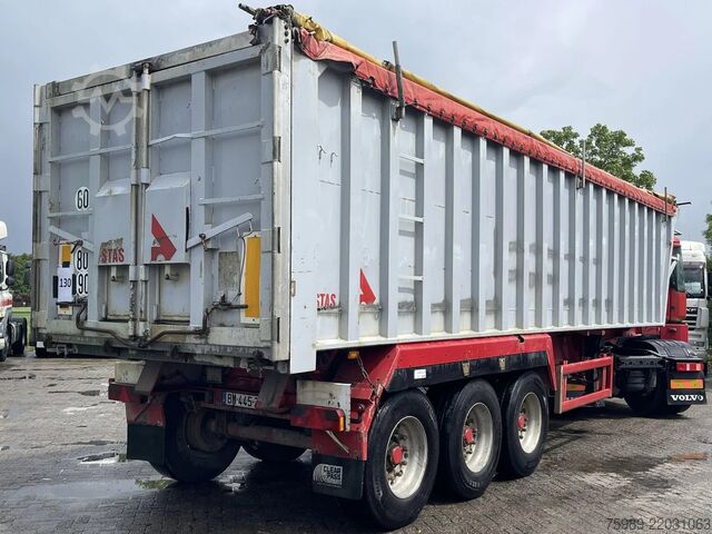 Tipper Stas Volume  40m3, 3 axels spring, Alu