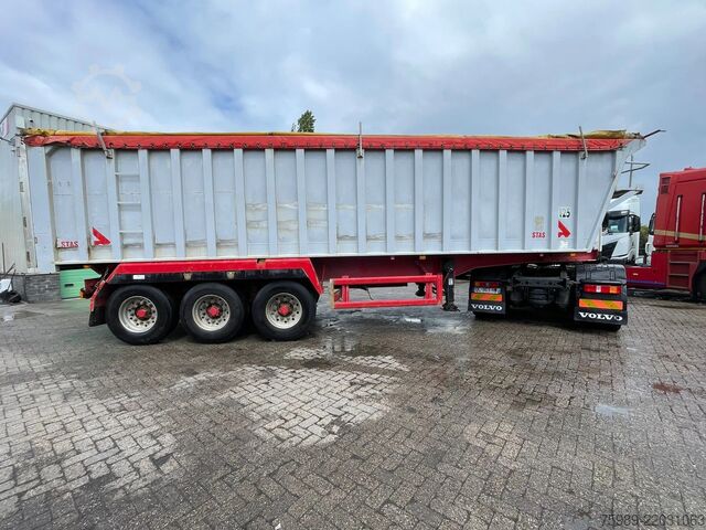 Tipper Stas Volume  40m3, 3 axels spring, Alu