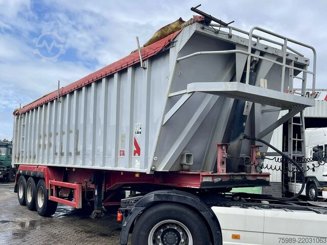 Tipper Stas Volume  40m3, 3 axels spring, Alu