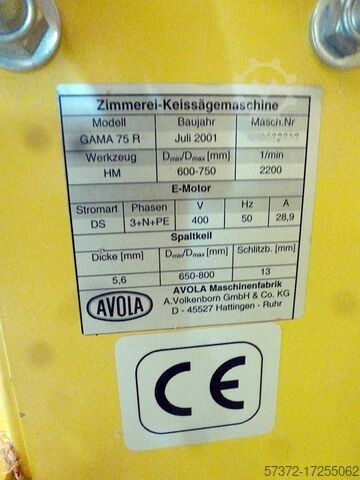 Circular Saw Bench Avola GAMA 75R