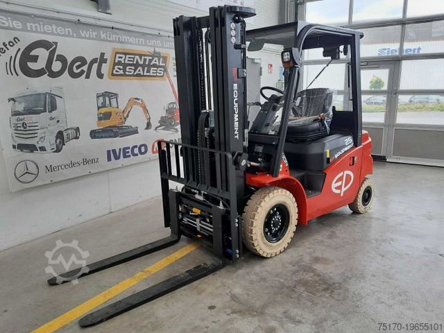 Front loader forklift EP Equipment EFL253 / Triplex: 4,80m / SS / Neu