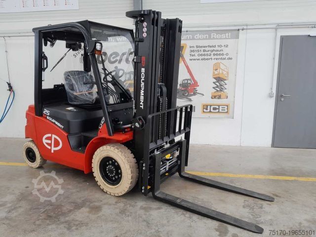 Front loader forklift EP Equipment EFL253 / Triplex: 4,80m / SS / Neu