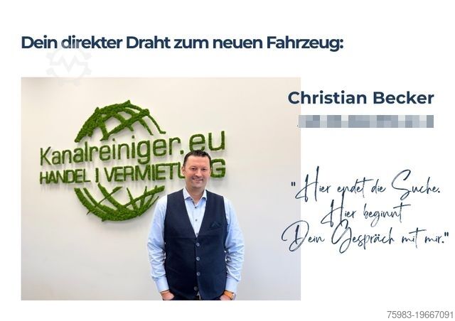 Vacuum tank truck  Schmies STS VR-2,0 Vakuumsaugfass-Anhänger 3,5to