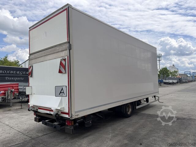Box trailer Ackermann Z-KA-F10.5/7,6  1 Achs Kofferanhänger mit Ladebordwand 10,5 t GG