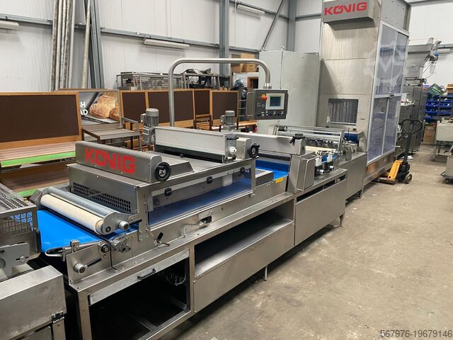 5-Taschen Brötchenanlage König Complete Bread Roll Plant