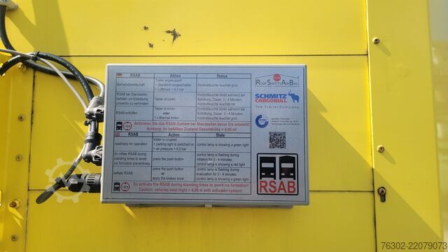 Platform Schmitz Cargobull SCS 24L Mega Edscha Code XL Hubdach