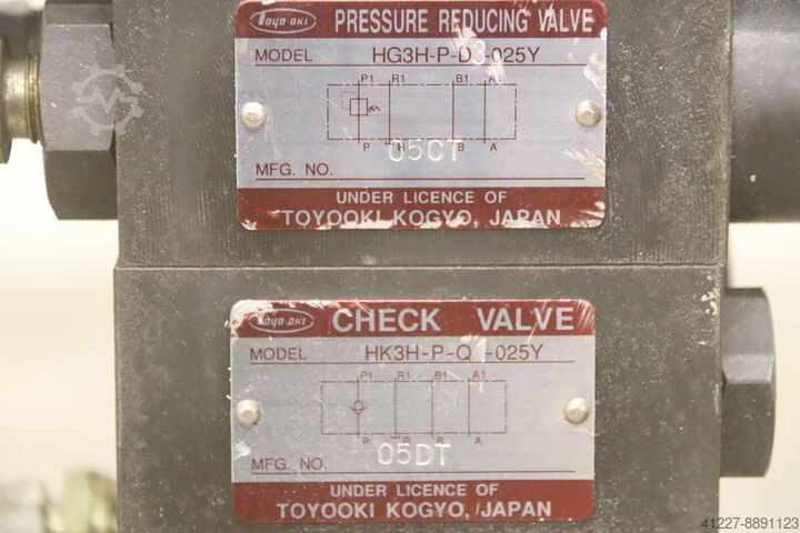 Hydraulik Steuerblock Toyooki Santenberg HD3-2W- HD3-2WD- GTC S 2