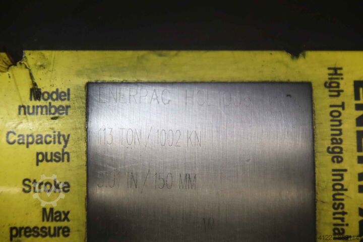 Kurzhub-Schwerlastzylinder 113 t Enerpac HCL 1006 Hub 150 mm 700 bar
