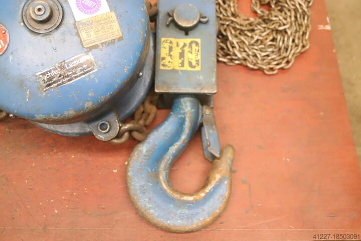 Chain hoist 3000 kg GEDI Kettenlänge 10 m