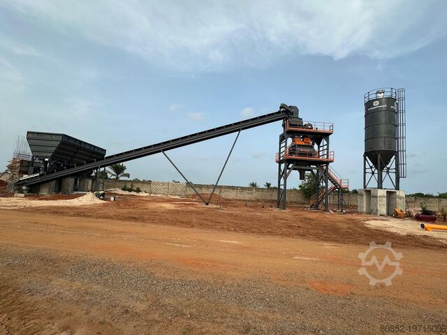 Concrete mixing plant Polygonmach 100m3/hour  stationary concrete batching plant
