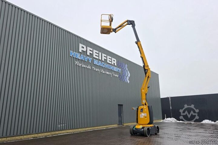 Gelenkteleskoparbeitsbühne Haulotte HA12CJ+ Guarantee! Electric, 12 m Working Height,