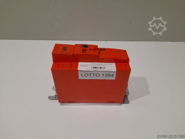 MOVITRAC Inverter 0.75KVA/1HP SEW-EURODRIVE SEW-EURODRIVE MC07B0008-5A3-4-00