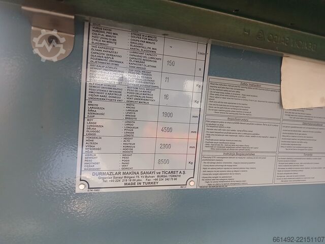 Press brake DURMA AD-S 30100