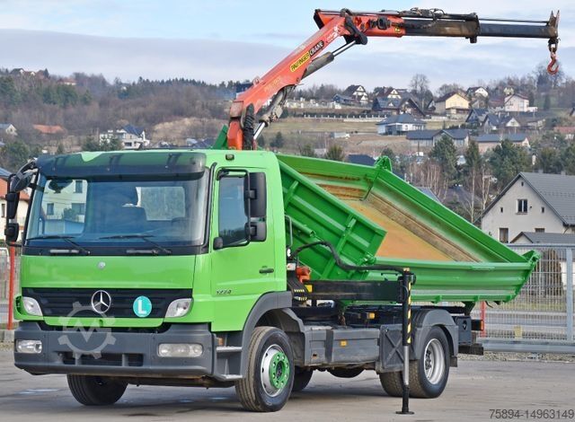 Truck mounted crane MERCEDES-BENZ ATEGO 1224 Kipper 4,00m* KRAN * TOPZUSTAND