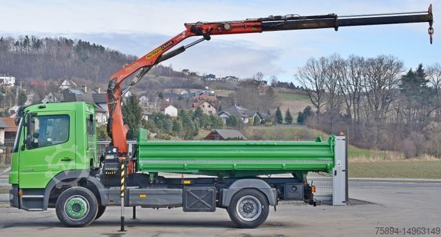 Truck mounted crane MERCEDES-BENZ ATEGO 1224 Kipper 4,00m* KRAN * TOPZUSTAND