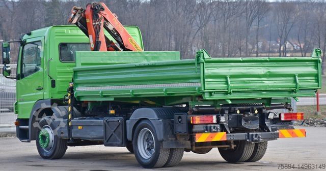 Truck mounted crane MERCEDES-BENZ ATEGO 1224 Kipper 4,00m* KRAN * TOPZUSTAND