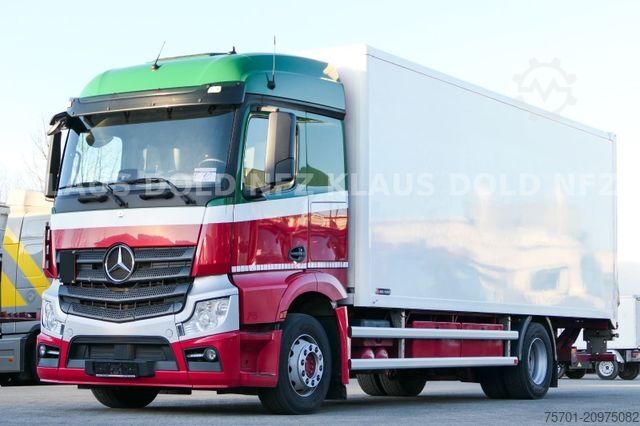 Box truck MERCEDES-BENZ Actros 1842 Koffer 47m³ Vollluft LBW Euro 6